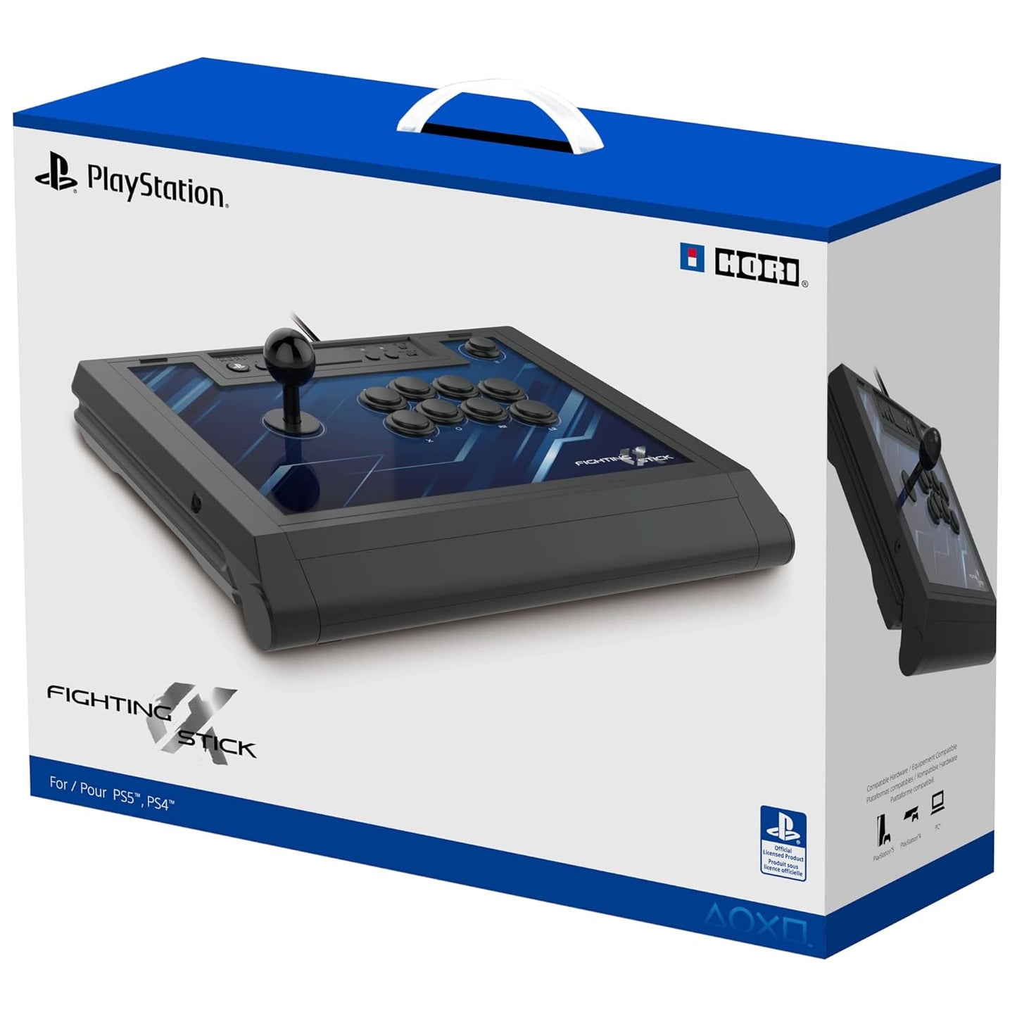 HORI PlayStation 5 Fighting Stick Alpha - Tournament Grade Fightstick for PS5, PS4, PC