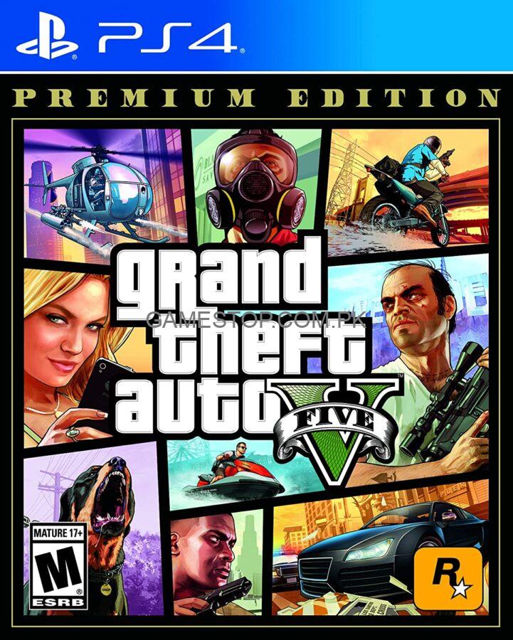 Grand Theft Auto V Premium Edition PS4 – GameStop Pakistan
