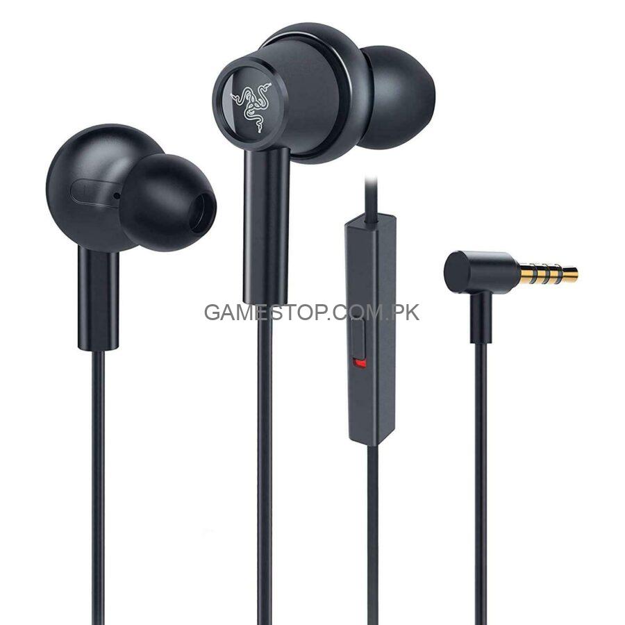 Razer Hammerhead Duo Wired Earbuds: Custom-Tuned Dual-Driver Technology- 3.5mm Headphone Jack - GameStop Pakistan