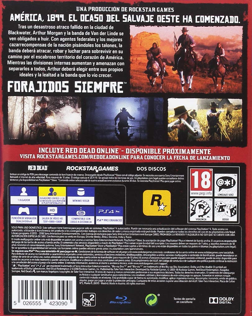 Red Dead Redemption 2 PS4 - GameStop Pakistan