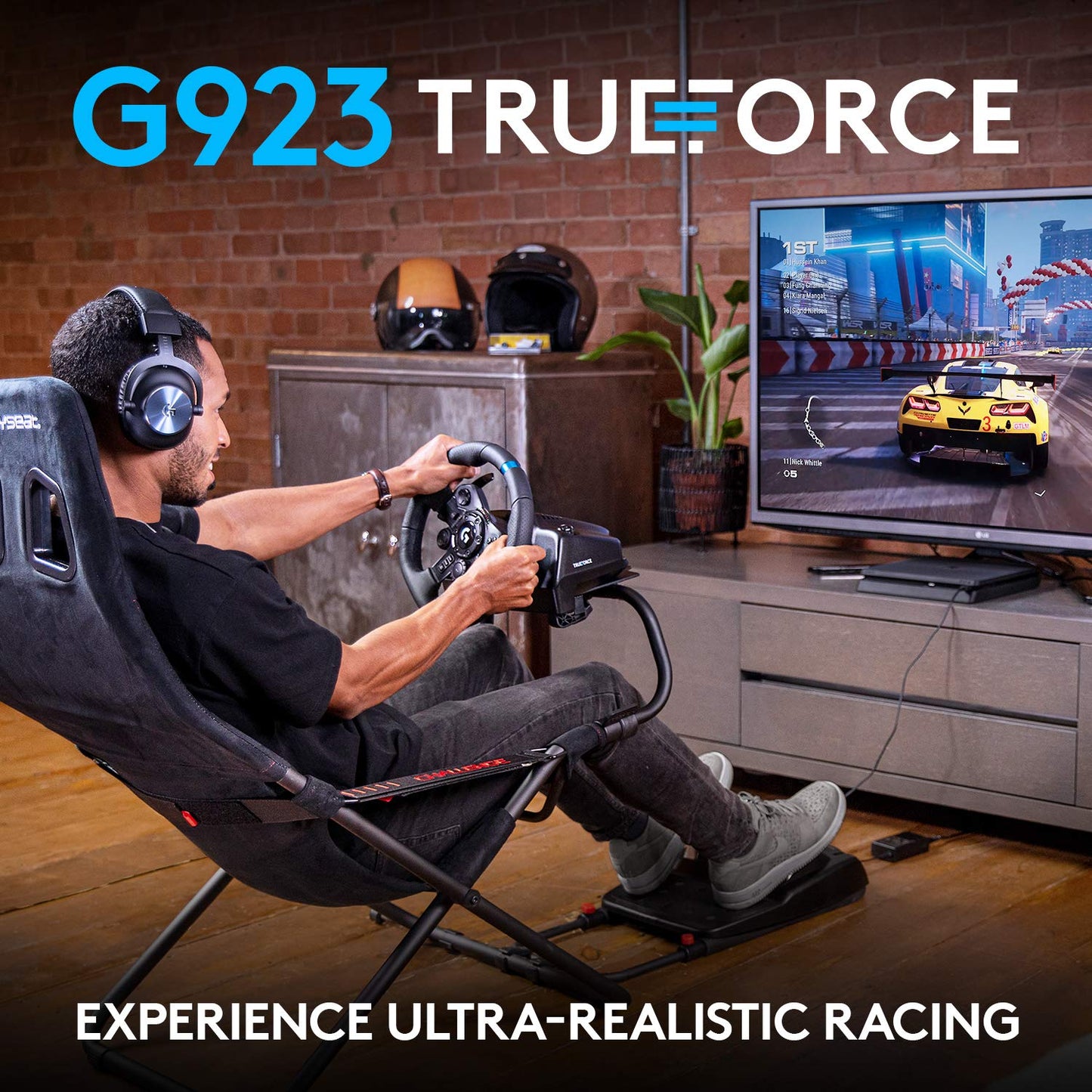 Logitech G923 Racing Wheel and Pedals for PS5, PS4 and PC - GameStop Pakistan