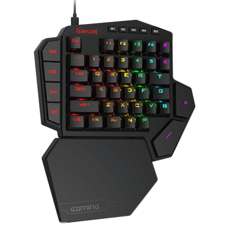 Redragon K585 RGB-BA (2 in 1) One-Handed RGB Gaming Keyboard and M721-Pro RGB Mouse Combo - GameStop Pakistan