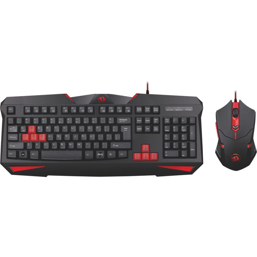 Redragon S101-2 Vajra Gaming Keyboard and Centrophorus Mouse M601 Combo - GameStop Pakistan