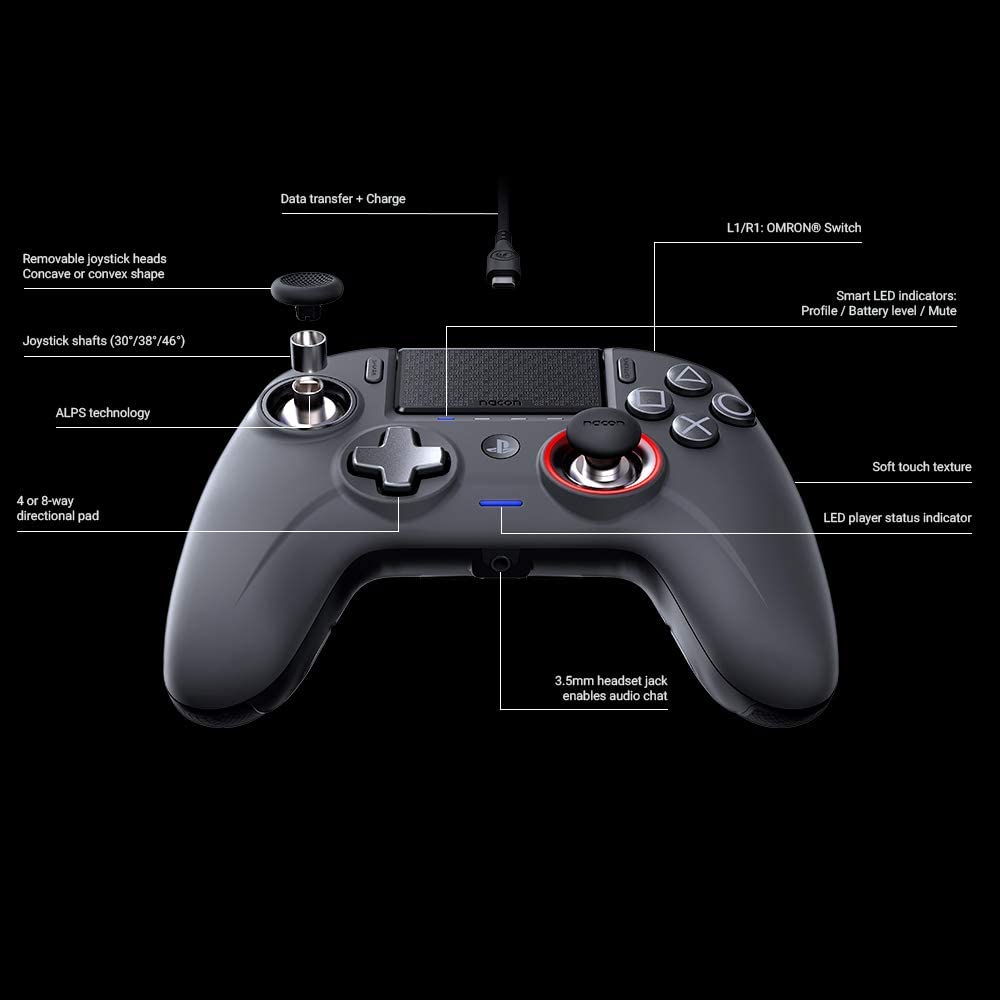 NACON Controller Esports Revolution Unlimited Pro PS4 / PC - Wireless/Wired - GameStop Pakistan