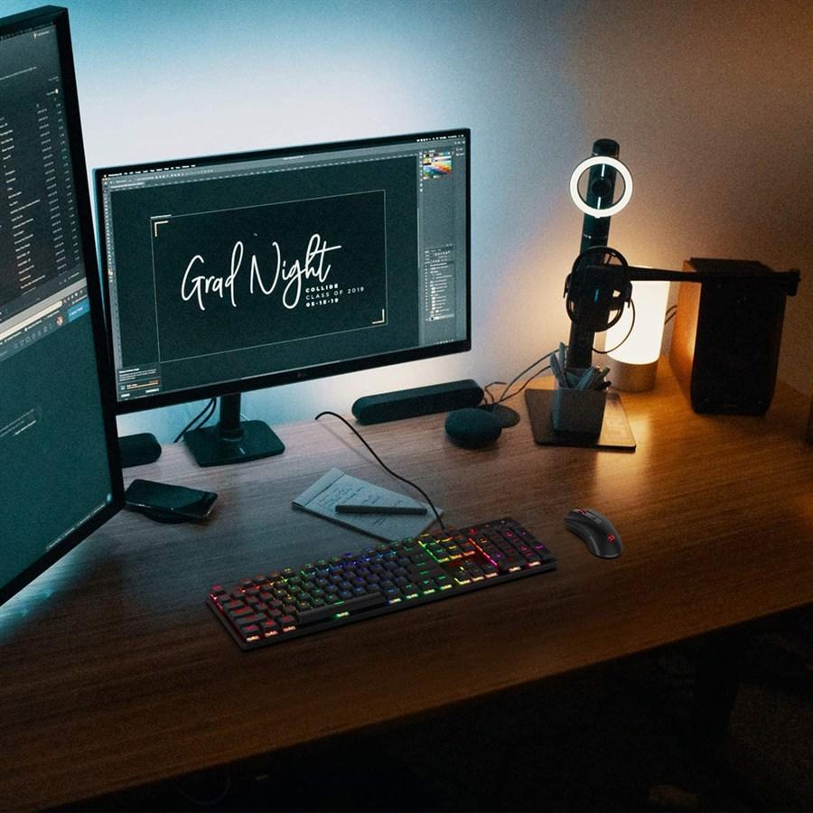 Redragon K589 Shrapnel RGB Low Profile Mechanical Gaming Keyboard - GameStop Pakistan