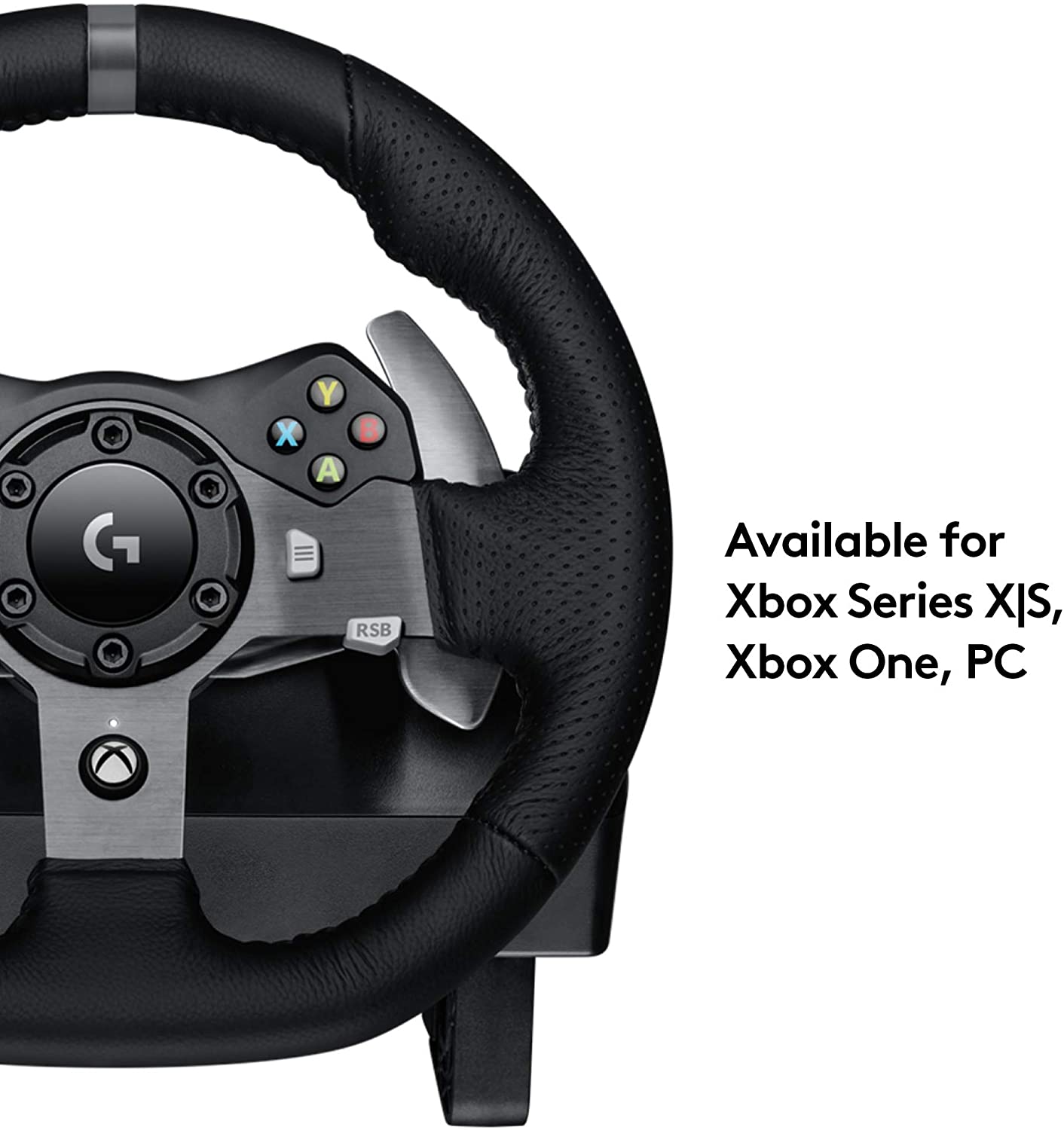 Logitech G920 Driving Force Racing Wheel with Floor Pedals, for Xbox Series X|S, Xbox One, PC, Mac - GameStop Pakistan