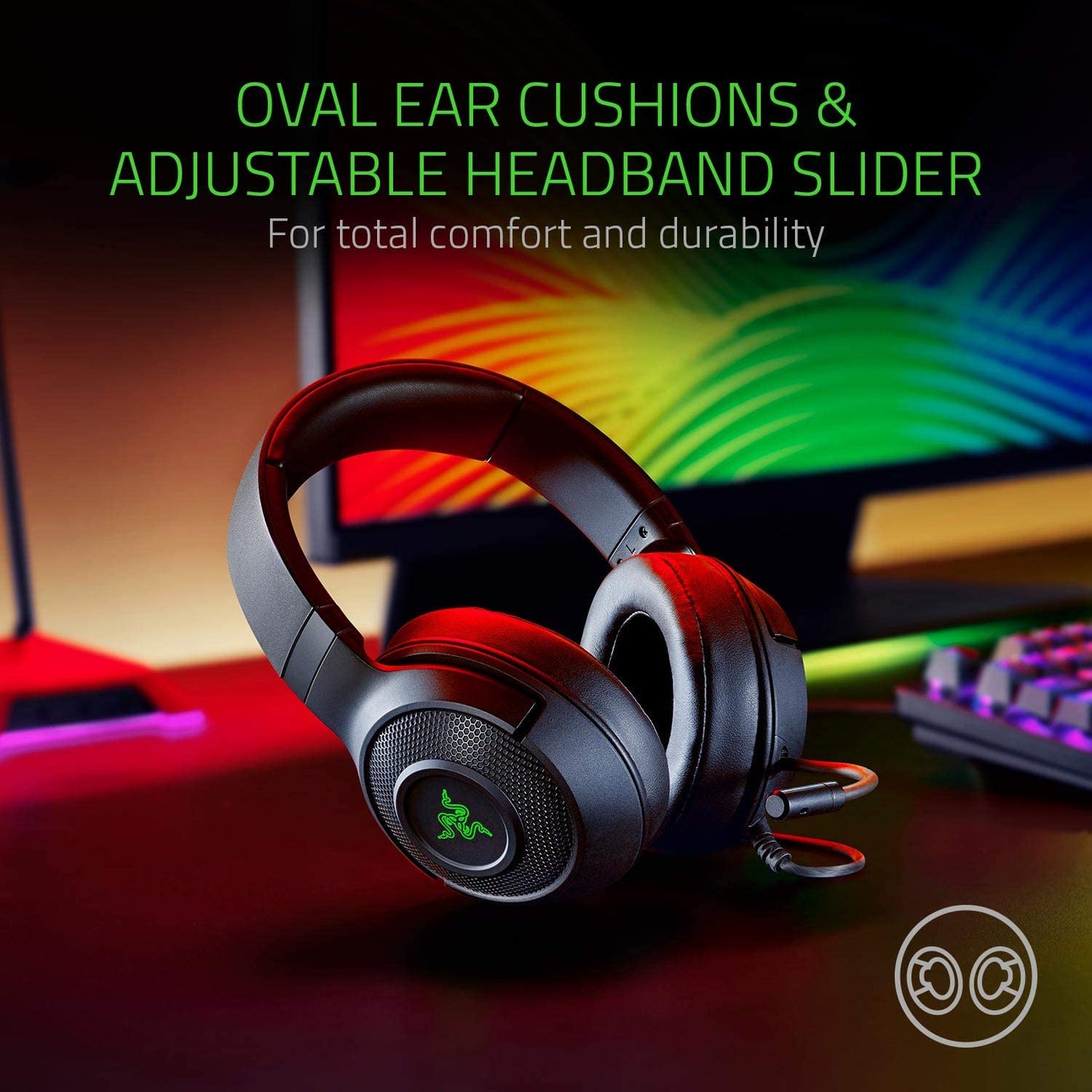 Razer Kraken X USB Ultralight Gaming Headset: 7.1 Surround Sound - GameStop Pakistan