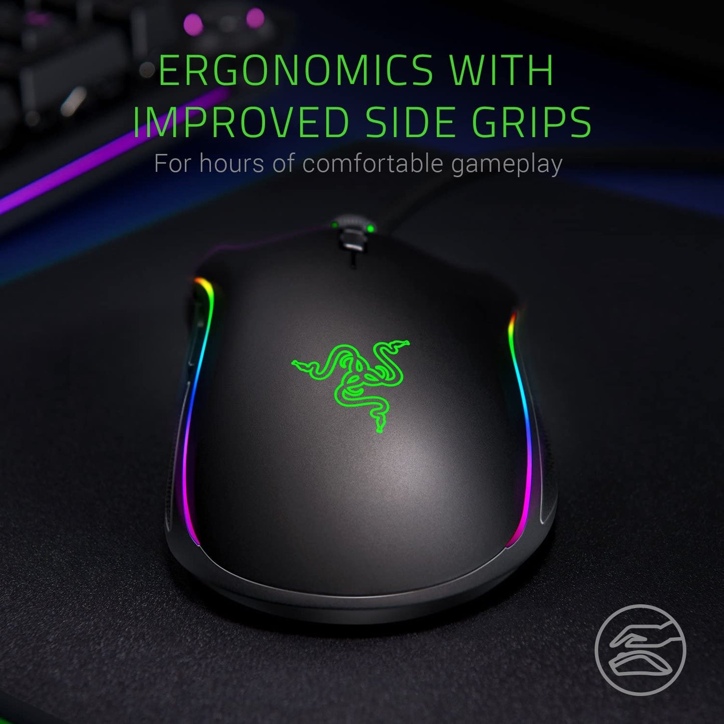Razer Mamba Elite Wired Gaming Mouse 16,000 DPI Optical Sensor Chroma RGB - GameStop Pakistan
