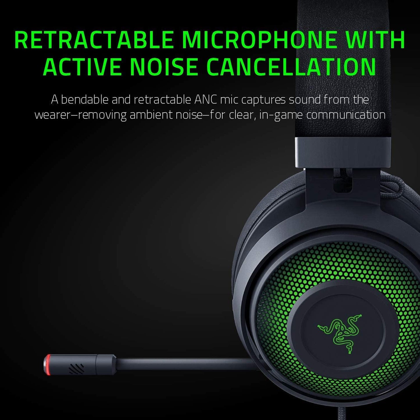 Razer Kraken Ultimate RGB USB Gaming Headset - Active Noise Cancelling Mic - GameStop Pakistan