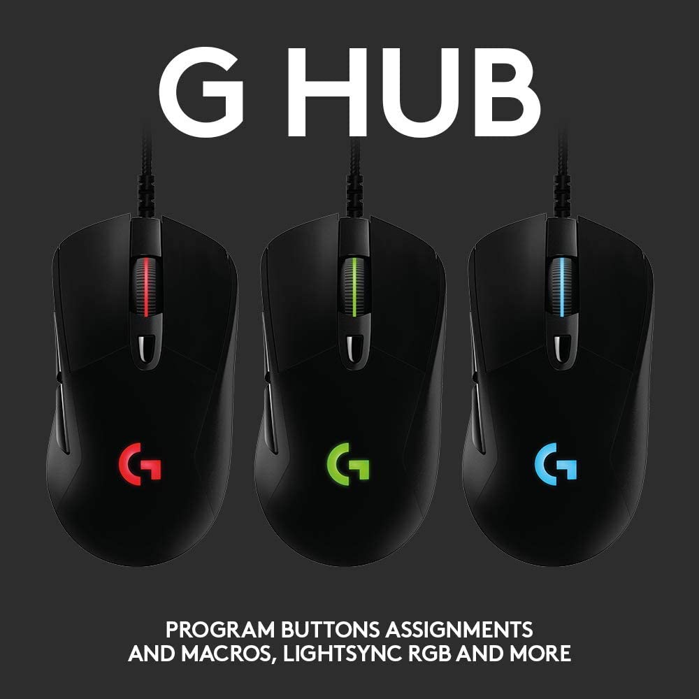 Logitech G403 LIGHTSYNC Gaming Mouse with HERO Sensor - GameStop Pakistan