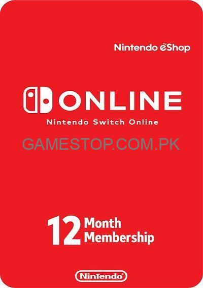Nintendo Switch Online 12 Months Individual Membership USA - GameStop Pakistan