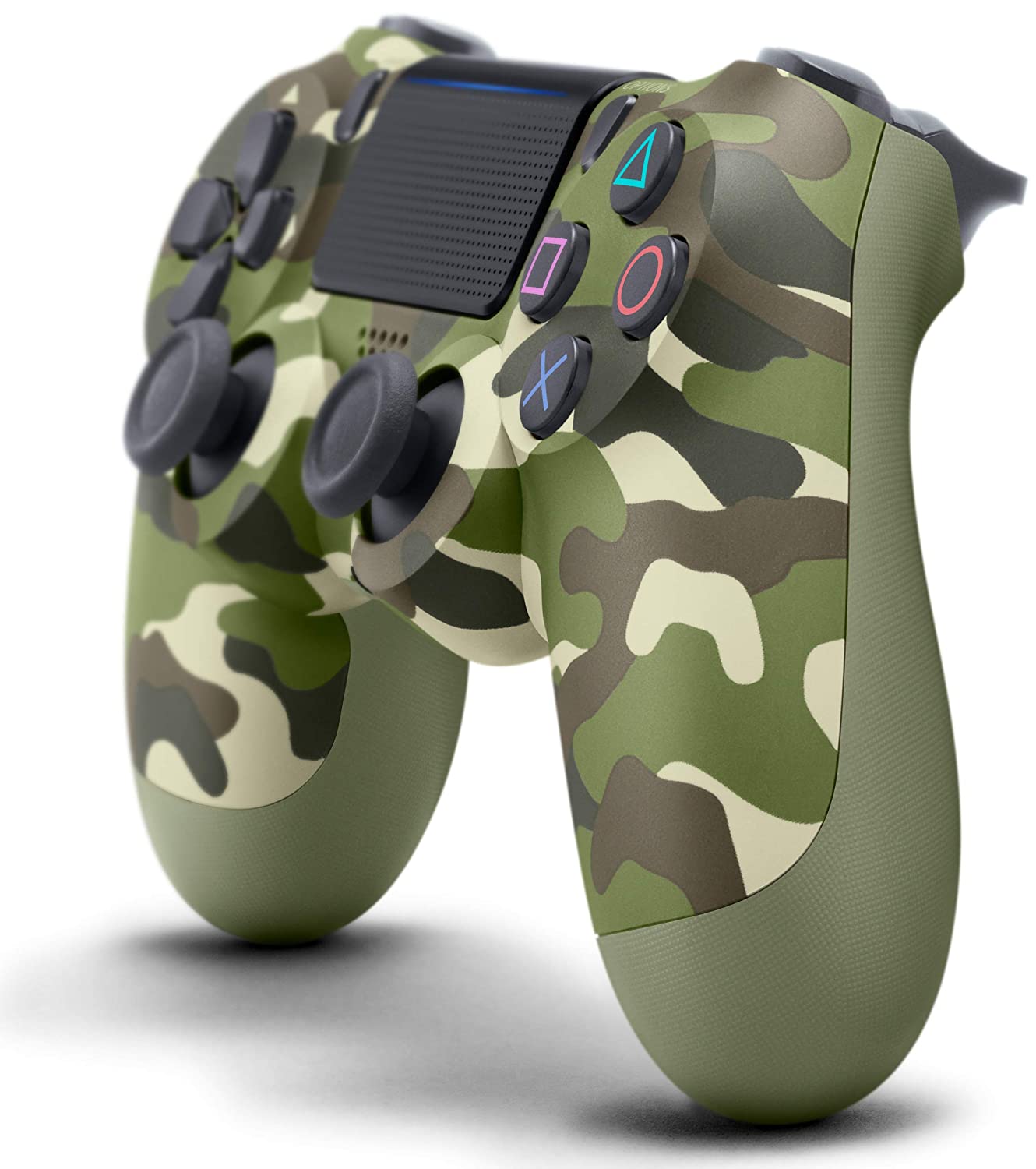 DualShock 4 Wireless Controller for PS4 - Green Camouflage (Original) - GameStop Pakistan