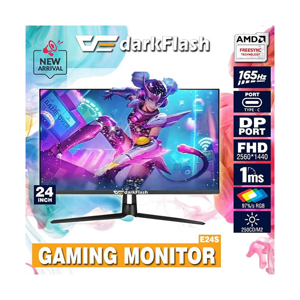 Darkflash LED Monitor E24S 24 Inch 1080p 165Hz - GameStop Pakistan