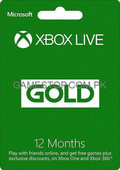 Xbox Live 12 Month Gold Membership Digital Code - Main Image