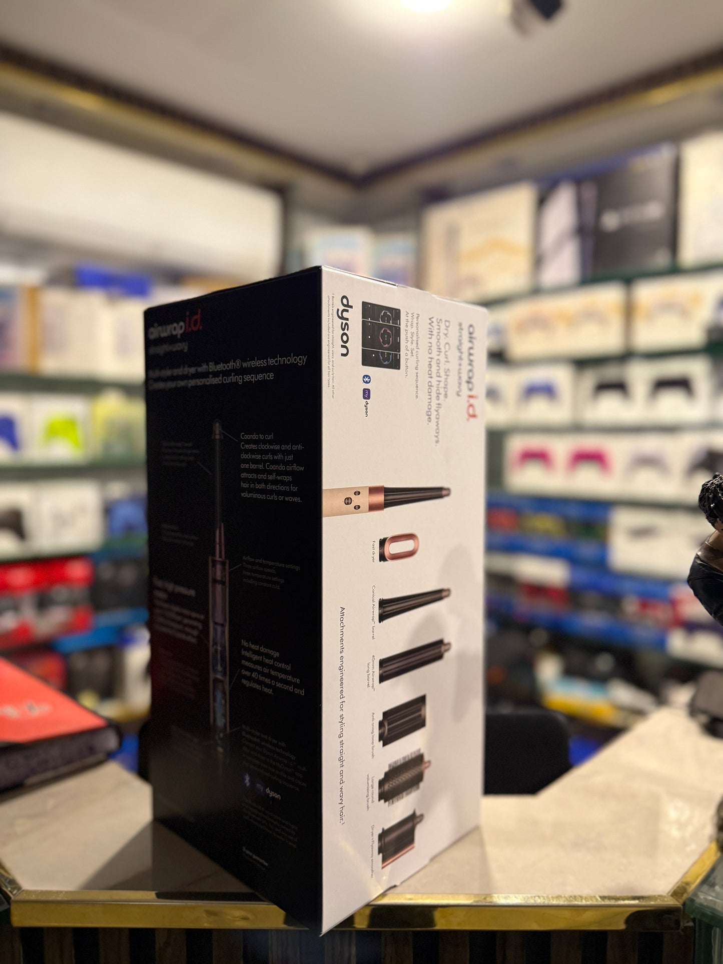 Dyson Airwrap i.d. Multi-Styler & Dryer (Straight & Wavy) – Ceramic Pink/Rose Gold | International Version