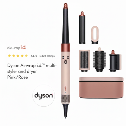 Dyson Airwrap i.d. Multi-Styler & Dryer (Straight & Wavy) – Ceramic Pink/Rose Gold | International Version
