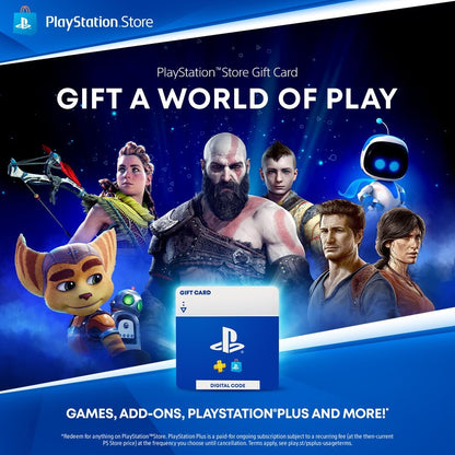 80 PlayStation Store Gift Card USA Region