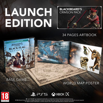 Assassin's Creed Black Flag Re-Synced Launch Edition - PlayStation 5