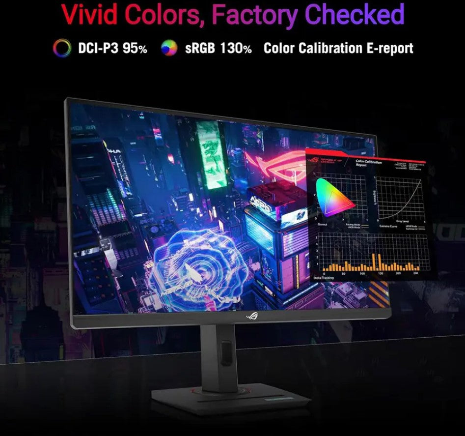 Asus ROG Strix XG27UCS USB Type-C Gaming Monitor - 27" 4K UHD 160Hz 1ms - G-Sync Compatible HDR400