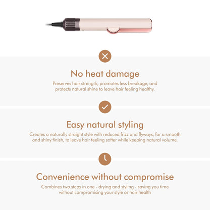 Dyson Airstrait™ Straightener, Wet to Dry Hair Straightener, No Heat Damage, No hot Plates, All Hair Types