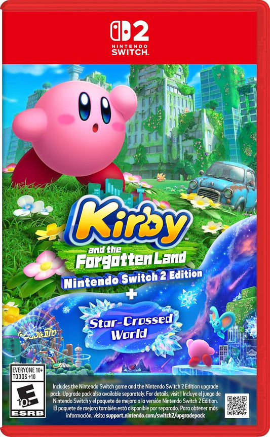 Kirby and the Forgotten Land Switch 2 + Star-Crossed World - Nintendo Switch 2