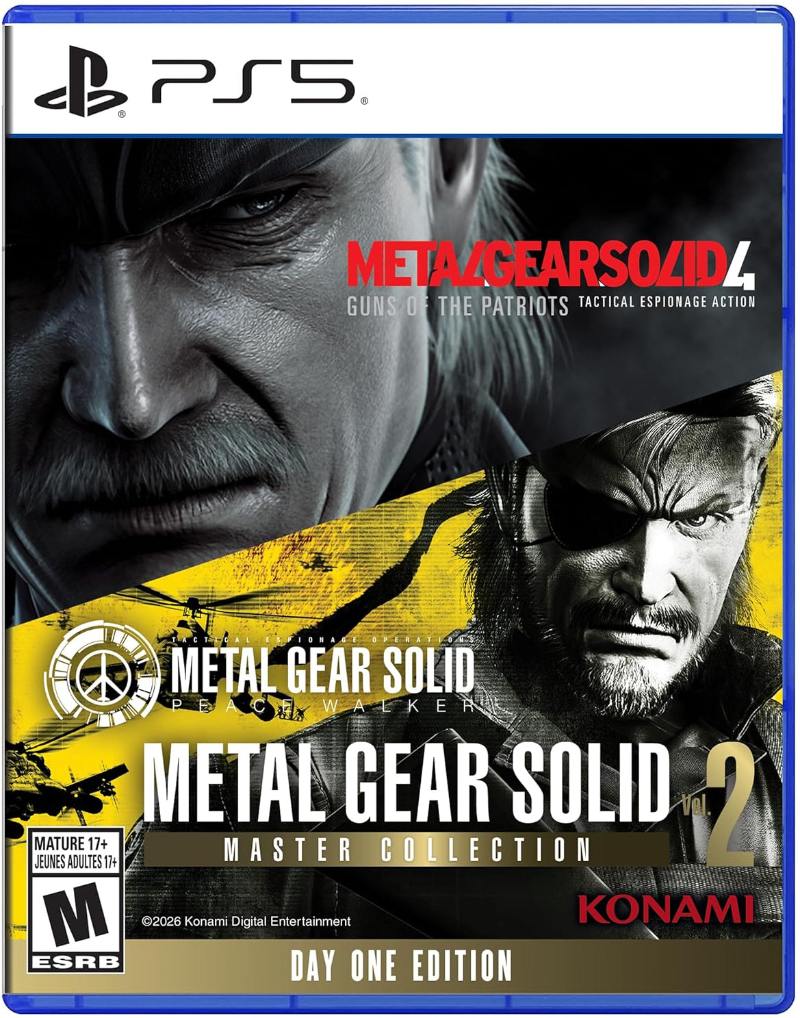 METAL GEAR SOLID MASTER COLLECTION Vol. 2: DAY ONE EDITION - PlayStation 5