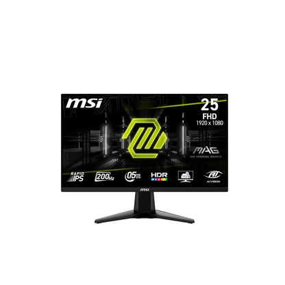 MSI MAG 255F E20 Gaming Monitor 24.5 Inch FHD Rapid IPS 200Hz 0.5ms HDR Ready