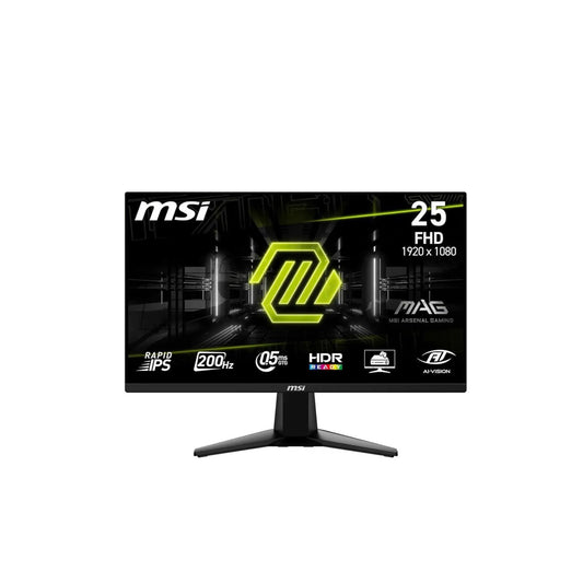 MSI MAG 255F E20 Gaming Monitor 24.5 Inch FHD Rapid IPS 200Hz 0.5ms HDR Ready