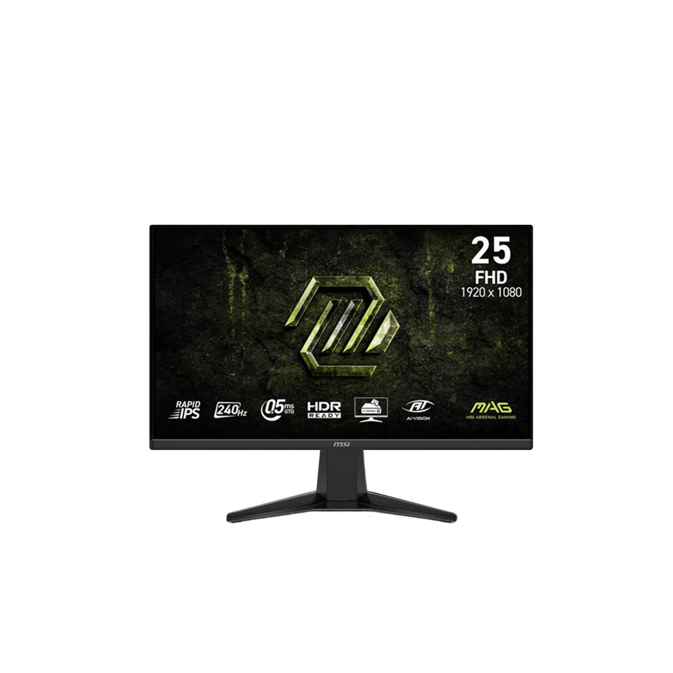 MSI MAG 255F X24, 25″ (1920×1080) FHD 240Hz 0.5ms, Rapid IPS Gaming Monitor
