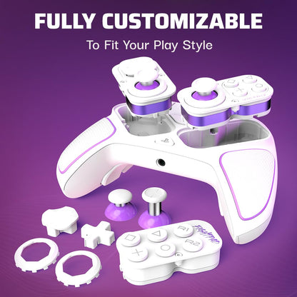 PDP Victrix Pro White  BFG Wireless Gaming Controller for PS5 PS4 PC