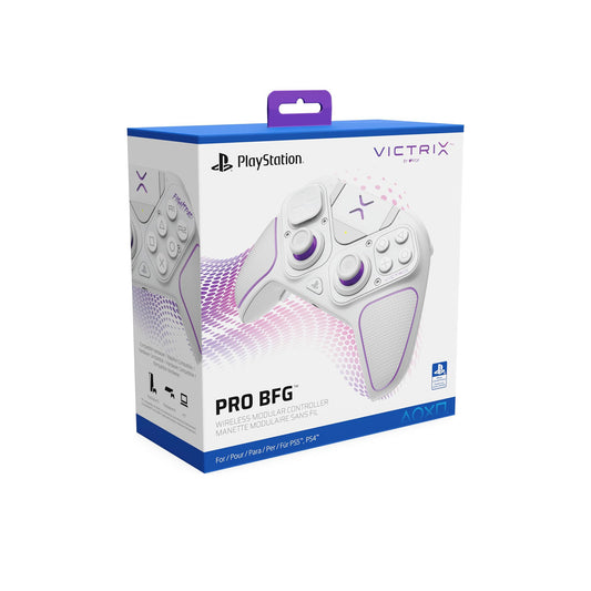 PDP Victrix Pro White  BFG Wireless Gaming Controller for PS5 PS4 PC