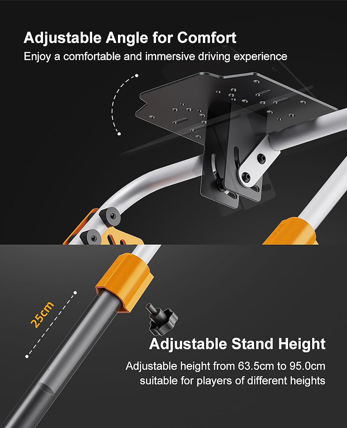 PXN A11 Steering Wheel Stand Foldable Racing Simulator Stand
