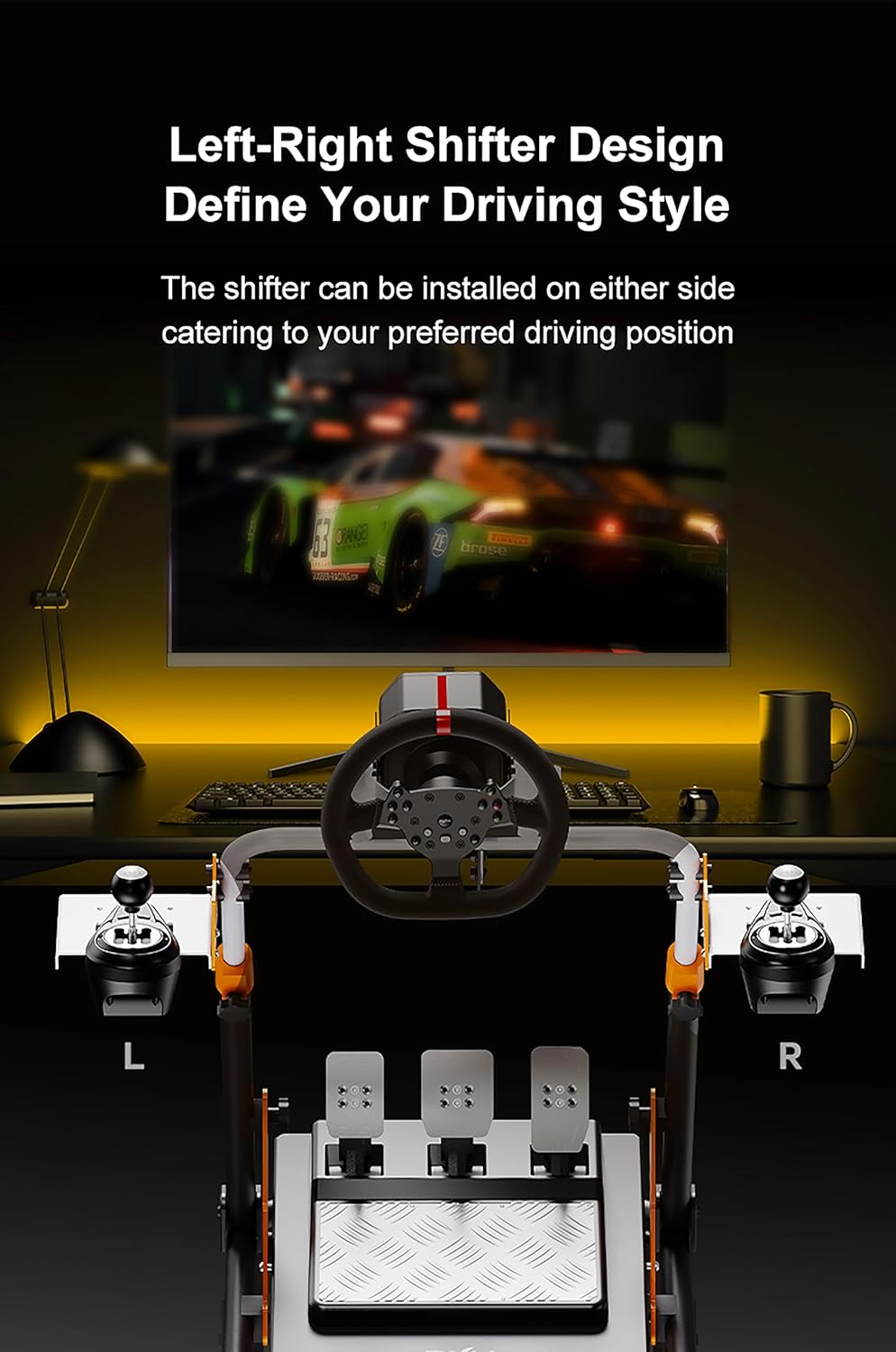 PXN A11 Steering Wheel Stand Foldable Racing Simulator Stand