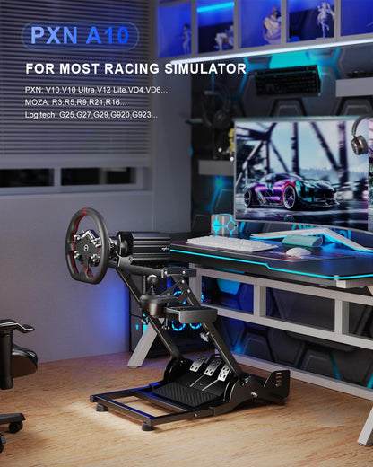 PXN Steering Wheel Stand – A10 Foldable&Adjustable Racing Wheel Stand