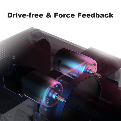 PXN V10 Force Feedback Steering Wheel for PC, Xbox One, Xbox Series X/S, PS4