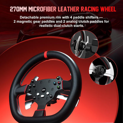 PXN V10 Ultra Direct Drive Racing Wheel for PC, PS4, Xbox Series X|S & Xbox One