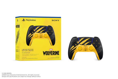 PlayStation DualSense® Wireless Controller – Marvel’s Wolverine Battle Yellow Limited Edition