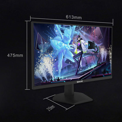 Redragon Mirror GM27X5IPS 27-inch FHD(1920 x 1080), 180Hz Refresh Rate - Black & Red