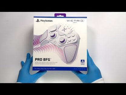 PDP Victrix Pro White  BFG Wireless Gaming Controller for PS5 PS4 PC
