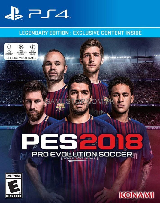 Pro Evolution Soccer 2018 Legendary Edition PS4 - GameStop Pakistan