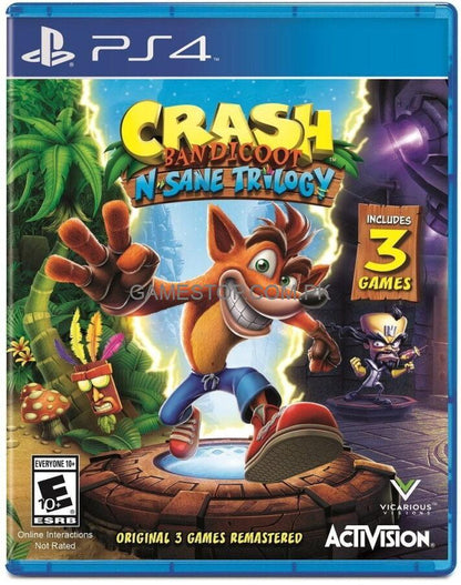 Crash Bandicoot N. Sane Trilogy PS4 - GameStop Pakistan