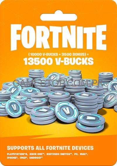 Fortnite 13500 V-Bucks Gift Card - GameStop Pakistan