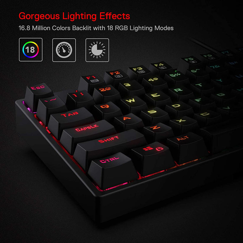 Redragon K582 SURARA RGB LED Mechanical Gaming Keyboard – GameStop Pakistan