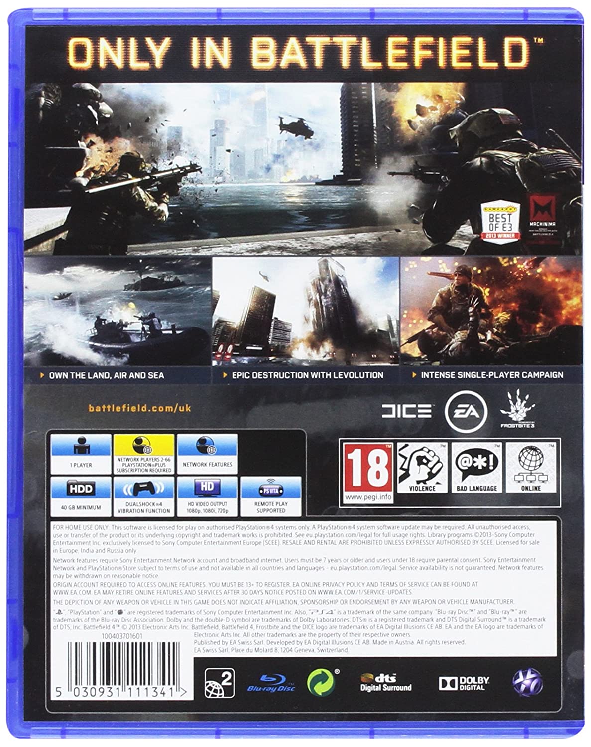 Battlefield 4 PS4 - GameStop Pakistan