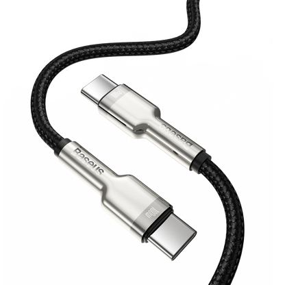 Baseus Cafule Series Metal Data Cable Type-C to Type-C 100W ( 2M ) - GameStop Pakistan