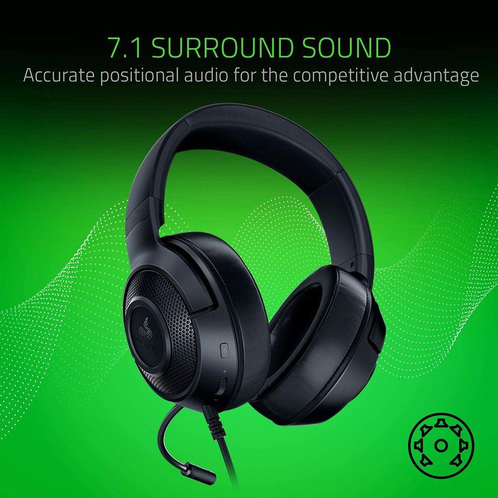 Razer Kraken X Multi-Platform Wired Gaming Headset [Mercury