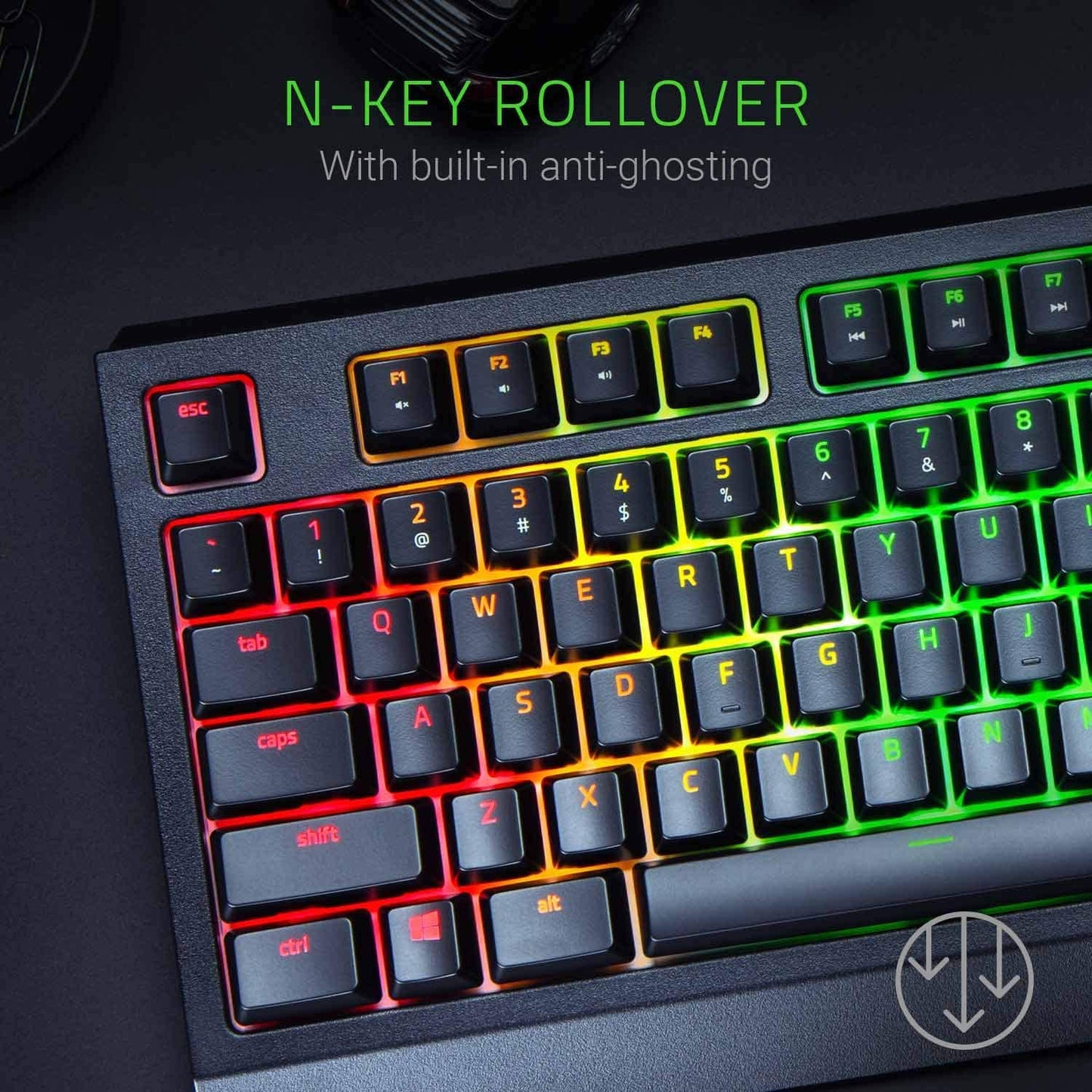 Razer BlackWidow Green Mechanical Switches Gaming Keyboard