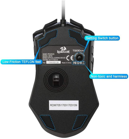 Redragon M705 Wired Gaming Mouse 7200 DPI