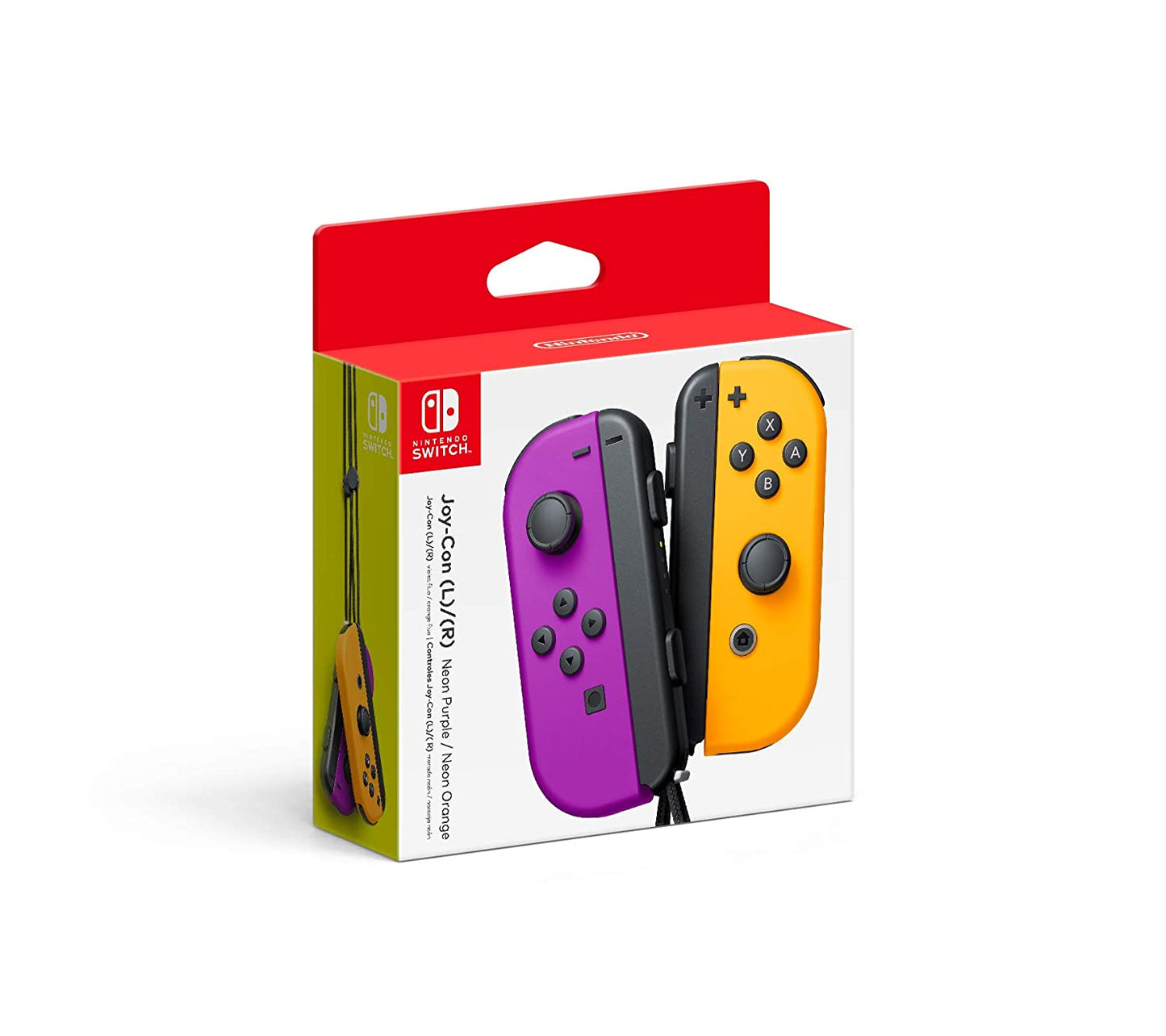Nintendo Switch Joycon Neon-Purple Neon-Orange (L-R)