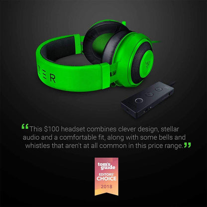 Razer Kraken Tournament Edition Wired Gaming Headset with USB Audio Controller [Green]